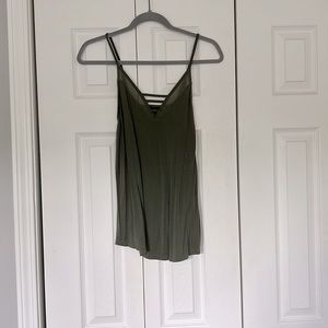 Olive Green Tank Top